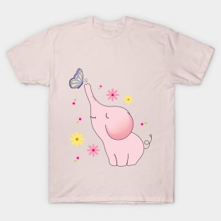 pink elephant T-Shirt